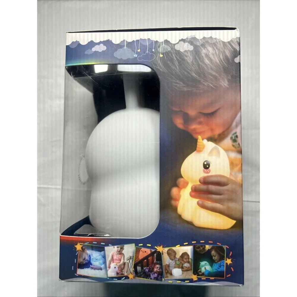 LumiPets Rabbit Night Light‎ with Remote Control Rechargeable 9 Color Light New